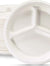 Biodegradables Plate 10 Inch 3 Portion 500 PCS