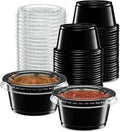 Snaplid Sauce Cup 2oz Light weight  800 PCS Black